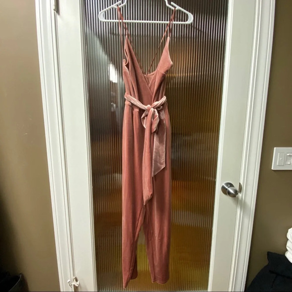 Express Velvet Jumpsuit - Picture 4 of 4